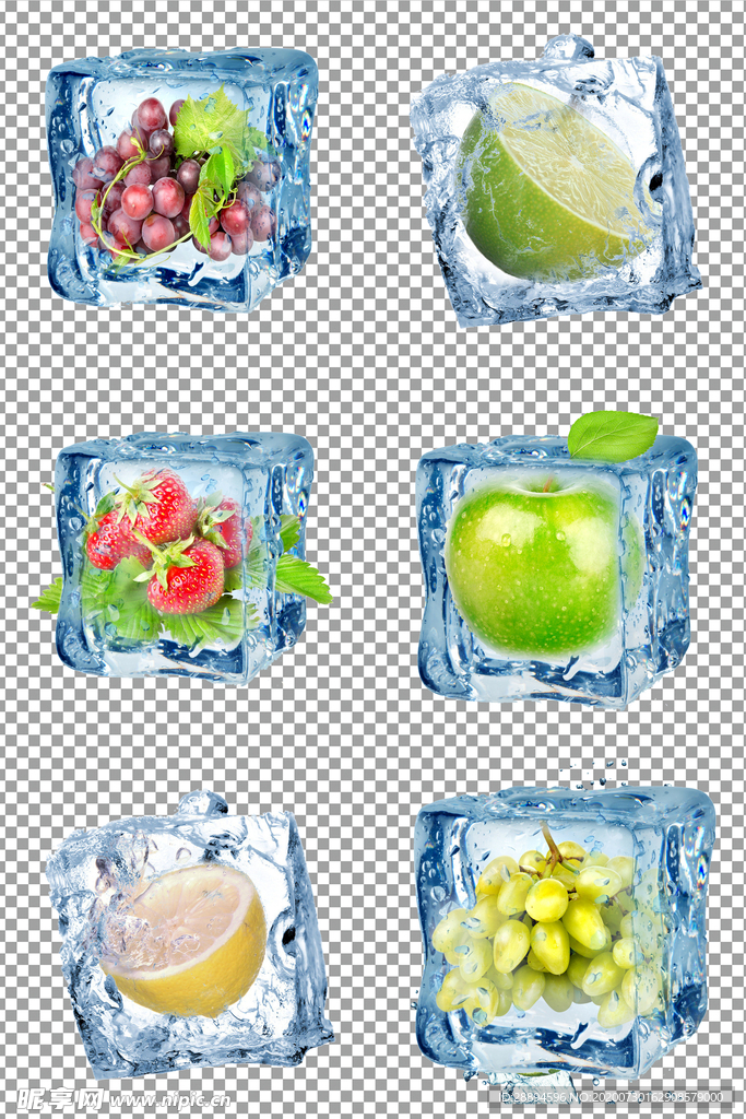 水果冰块