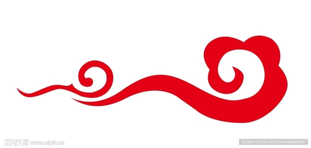 矢量翔云海浪