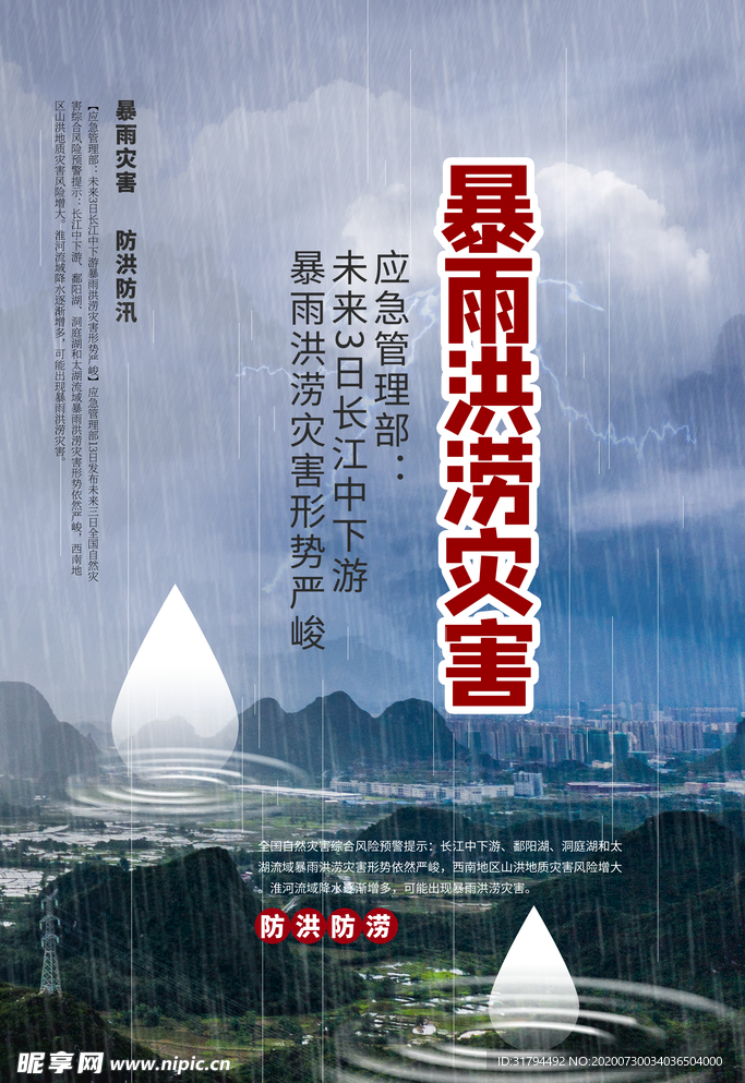 暴雨海报