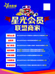 电影院商家联盟海报