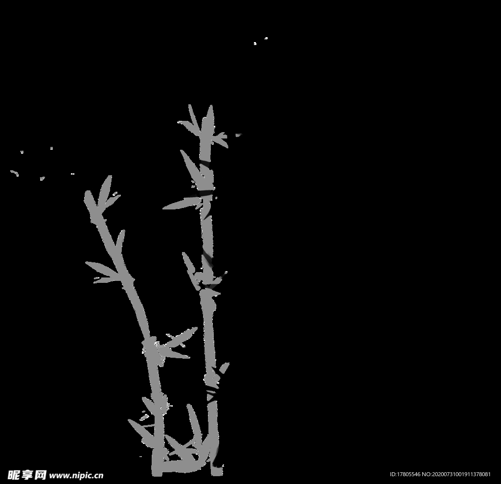 水墨素材 毛笔画素材 墨迹素材