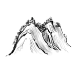 水墨素材 毛笔画素材 墨迹素材