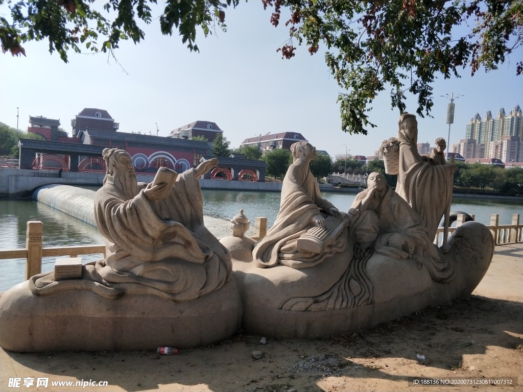 唐山环城水系雕塑景观