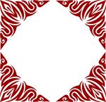 中国风古典花纹正方形边框