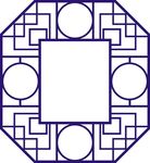 中国风传统镂空边框插画可商用元