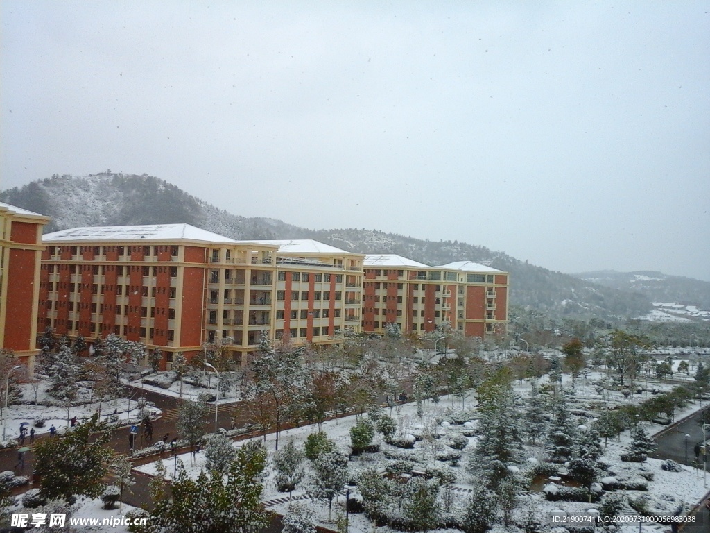 云南大学雪景