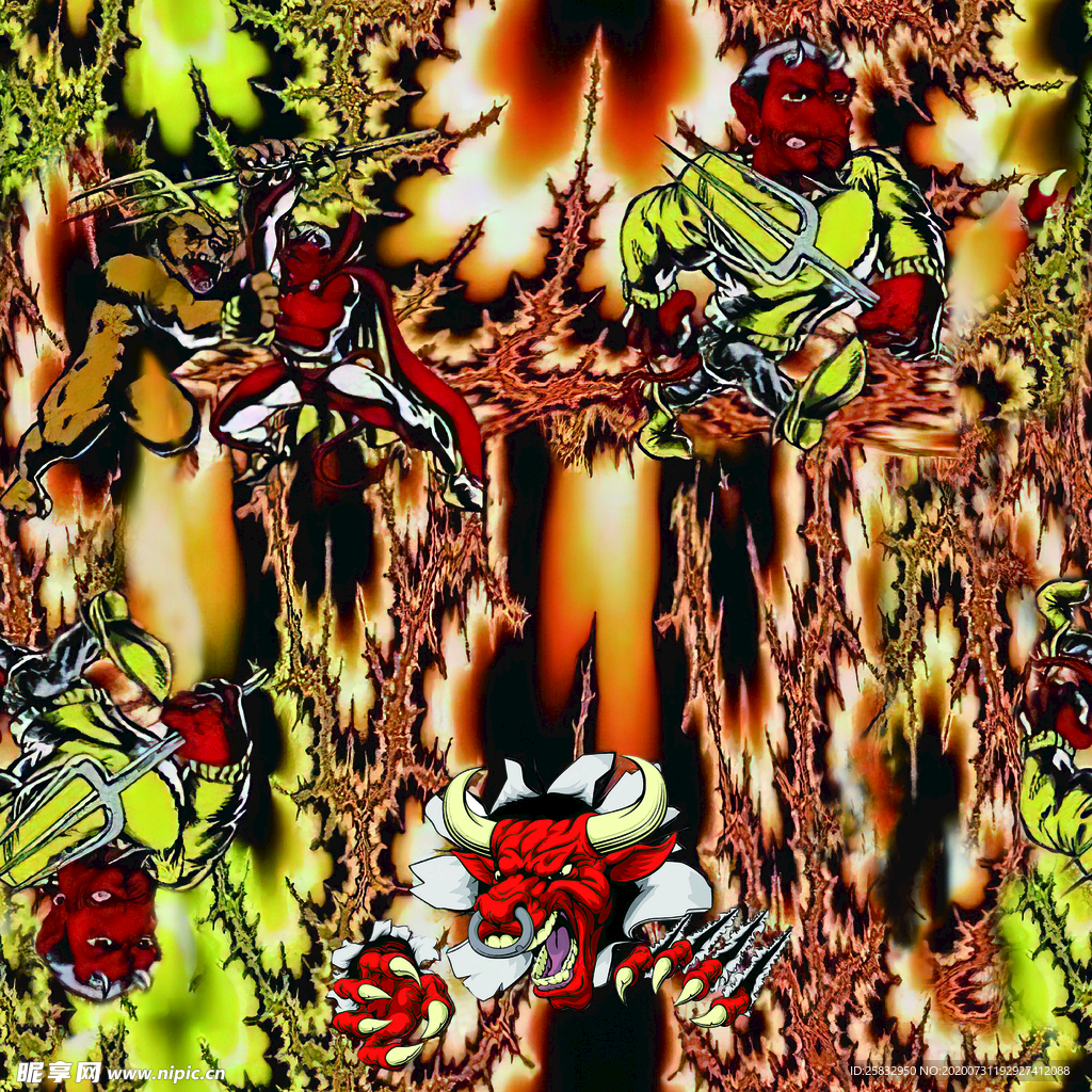 大牌花型