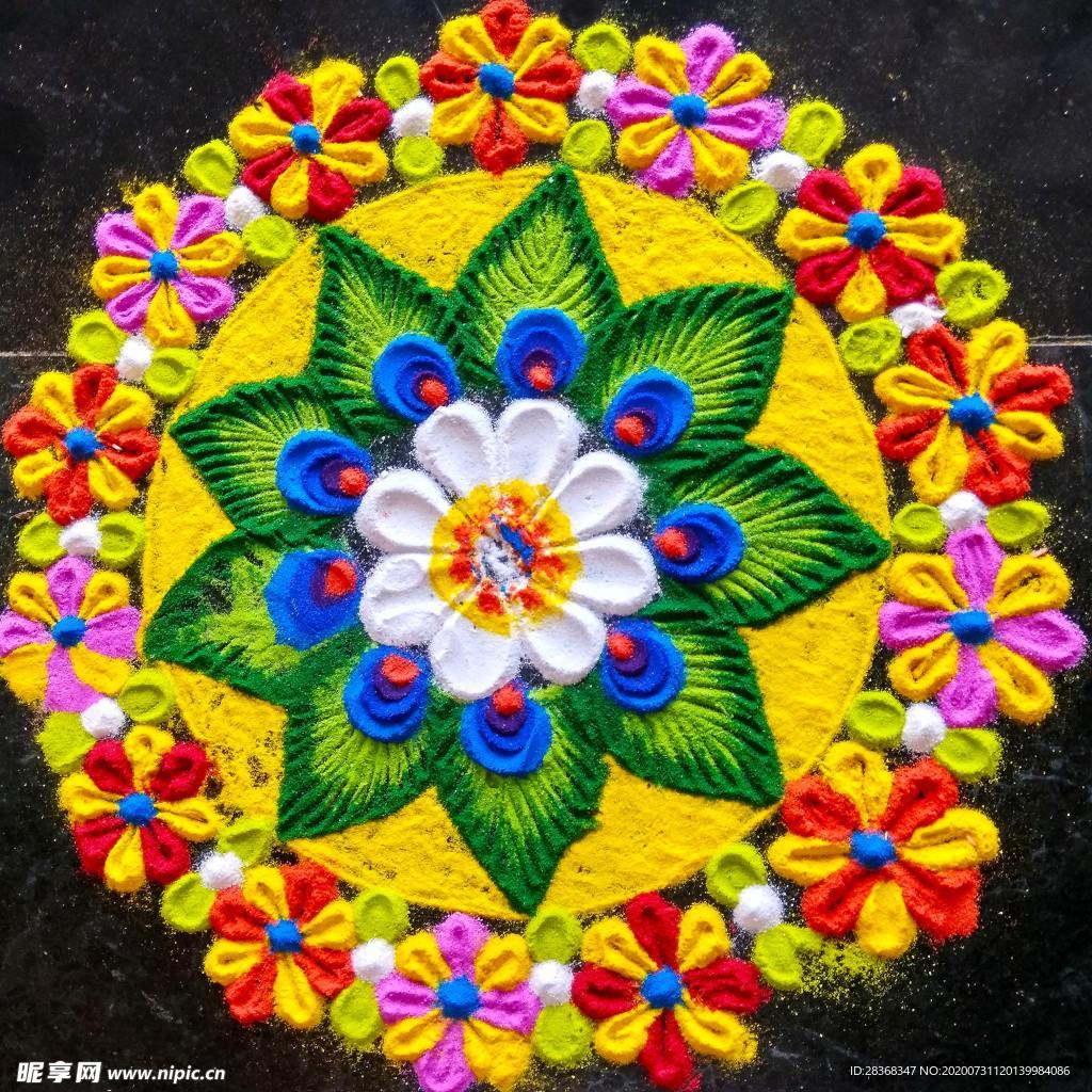 手绘花卉