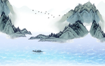 山水画 水墨山水画 意境山水画