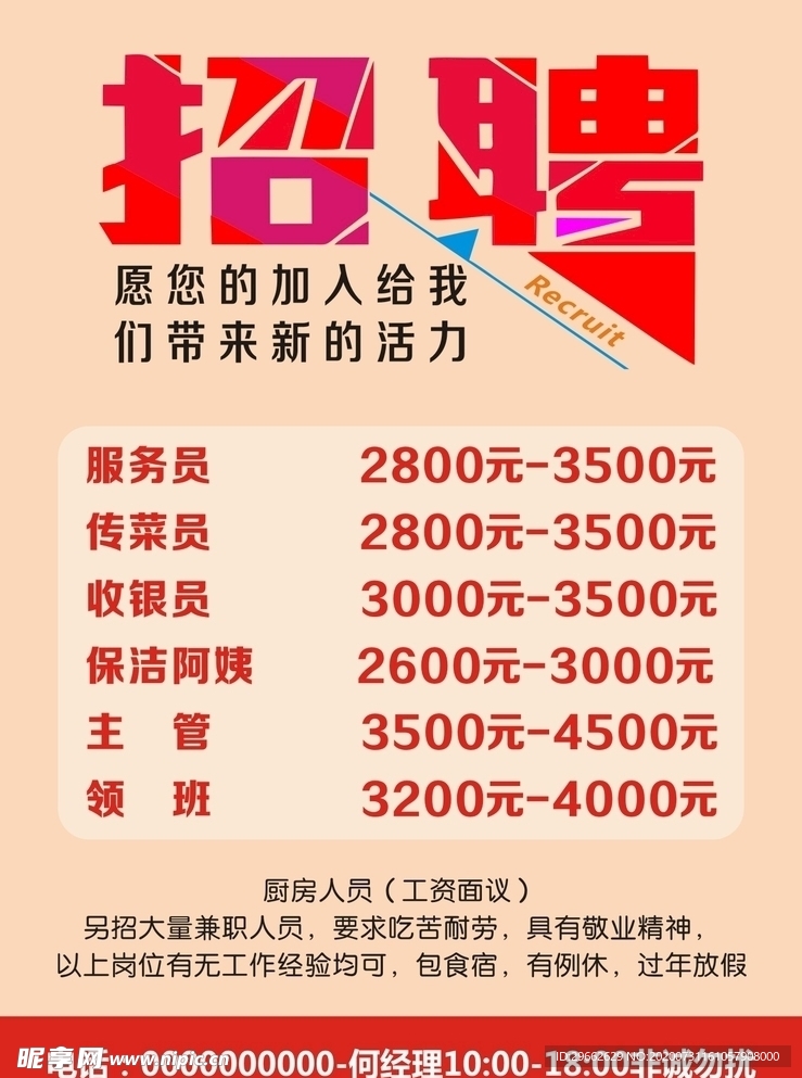 招聘海报