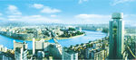 天空城市景色