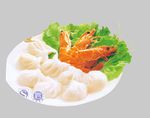 鲜虾饺子