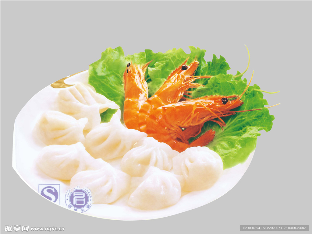 鲜虾饺子