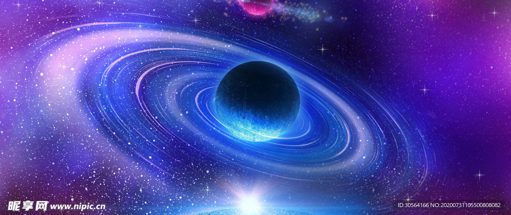 星空星系梦幻未来背景素材