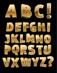 金色字母