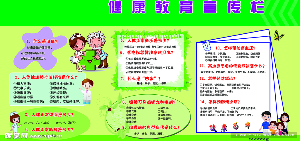 健康教育宣传栏