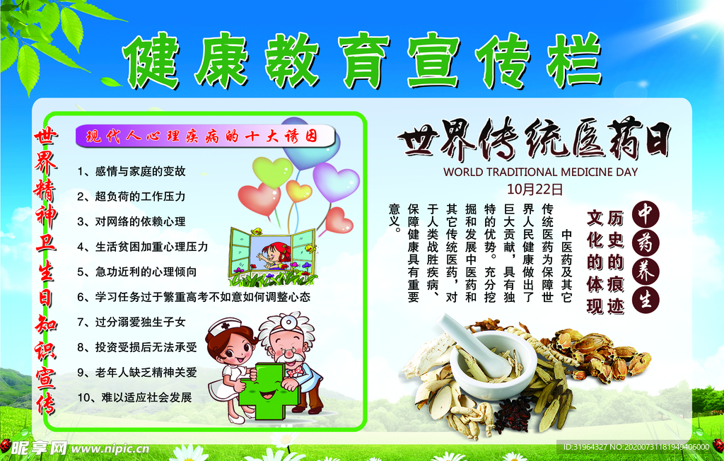 健康教育宣传栏