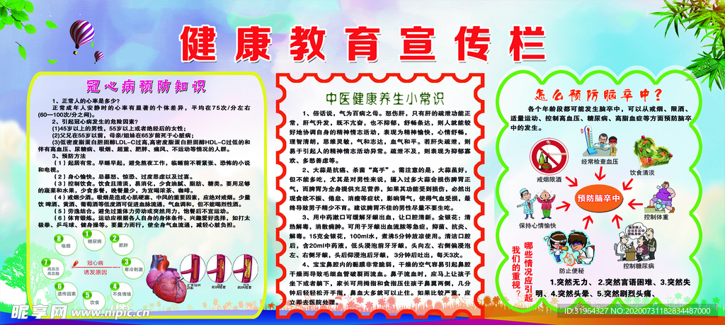 健康教育宣传栏