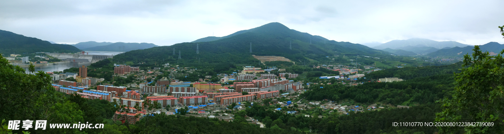 吉林丰满水电站全景