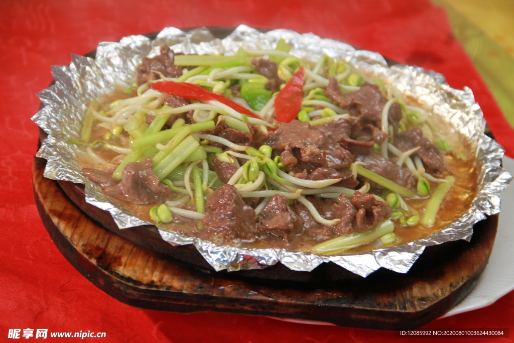 牛肉炒豆芽