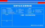 检修作业区定置摆放图