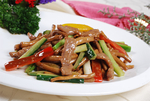 茶树菇爆爽肉