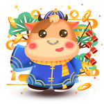 2021 金牛送福 牛年