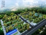 养殖场鸟瞰图后期效果