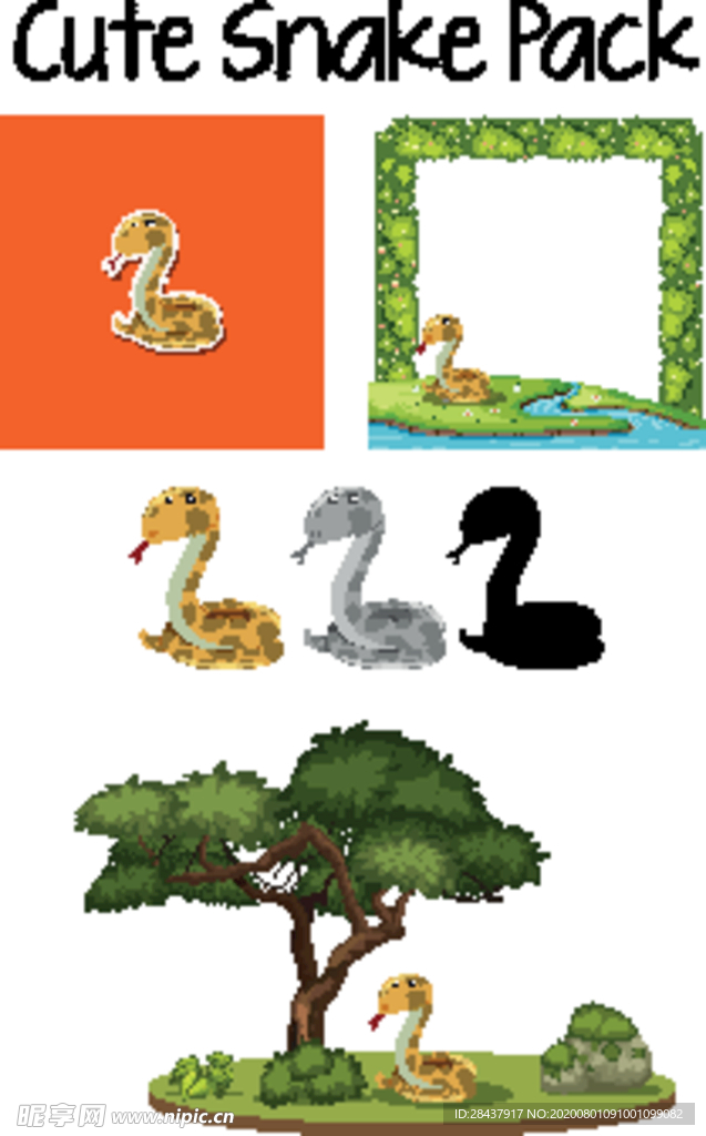 矢量标签素材
