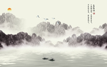 山水画 水墨山水画 意境山水画