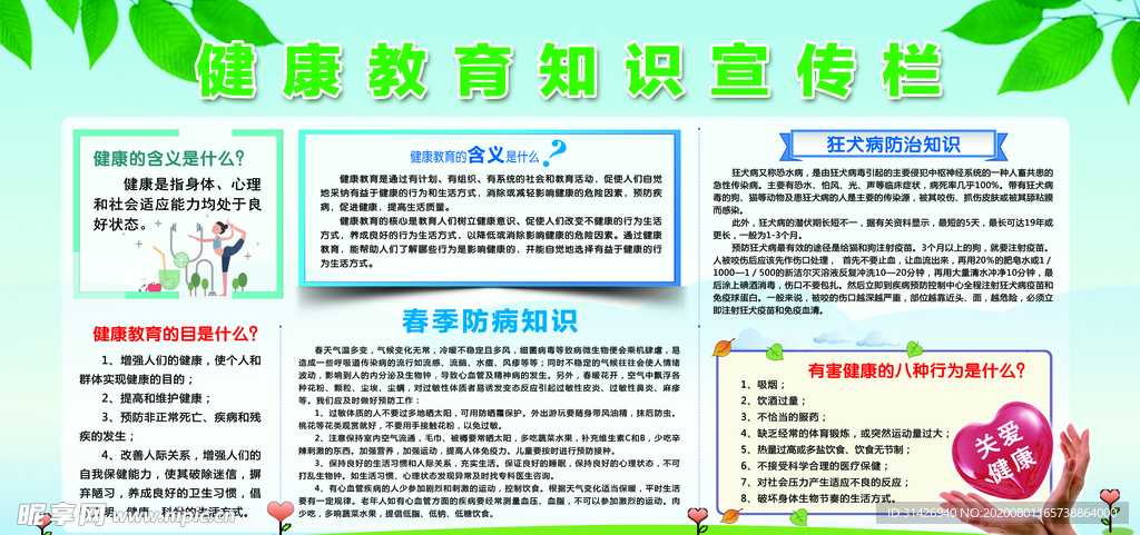 健康教育知识宣传栏