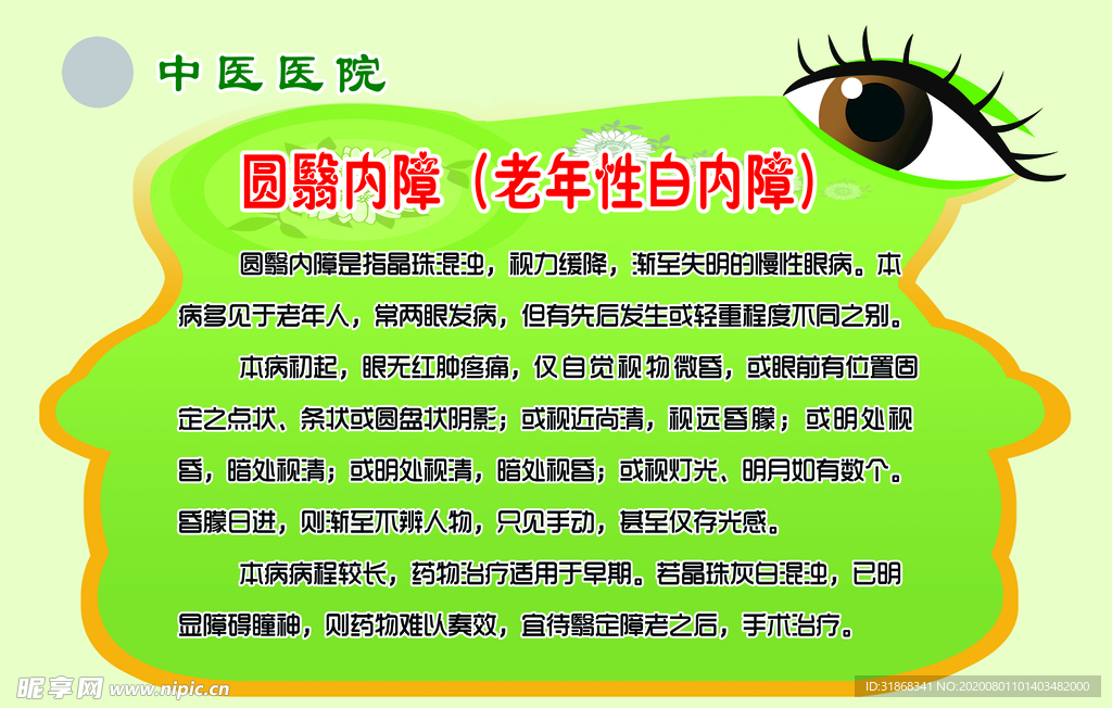 圆翳内障