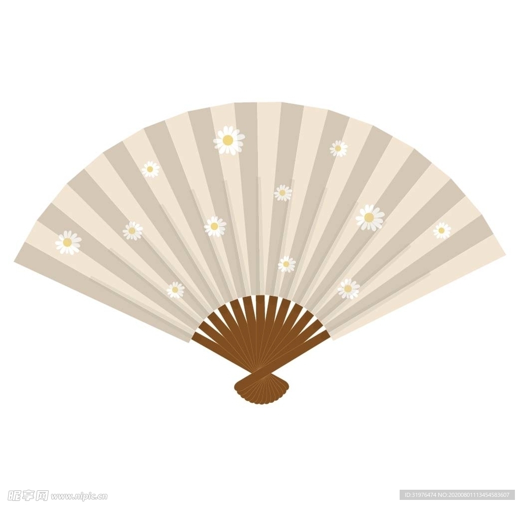 夏日菊扇