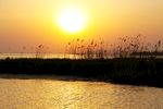 东平湖夕阳