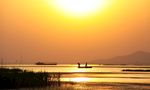 东平湖夕阳