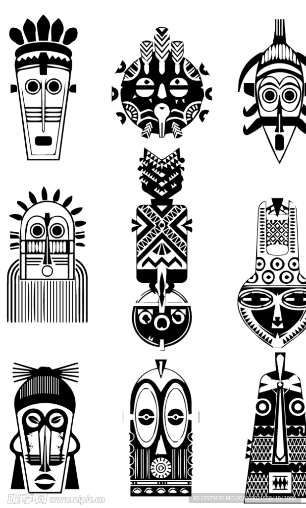 非洲经典纹样图片
