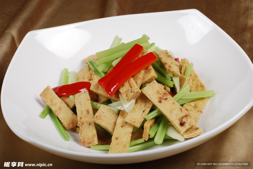 香芹炒老豆腐