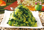 冲菜毛豆
