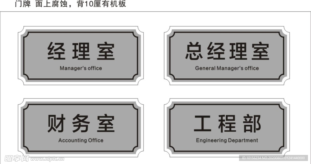 门牌