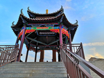 庆城马嵬驿链锁桥建筑