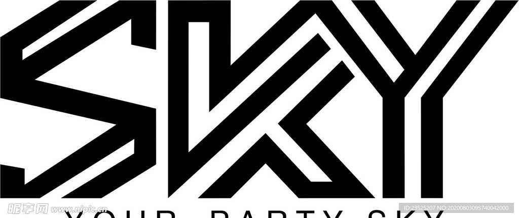 sky酒吧logo