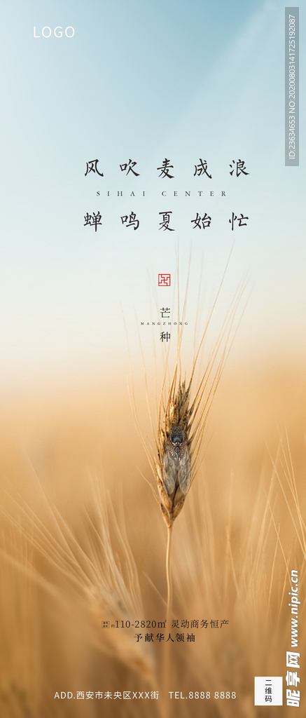 地产芒种海报