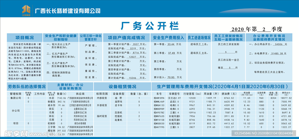 厂务公开栏