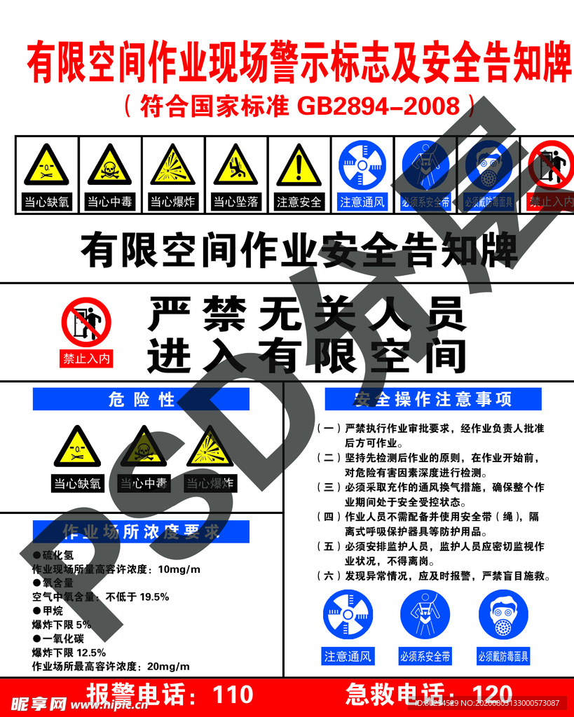 安全告知牌