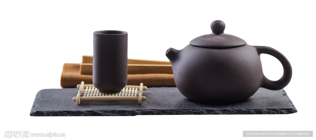 茶壶茶具家居海报背景素材