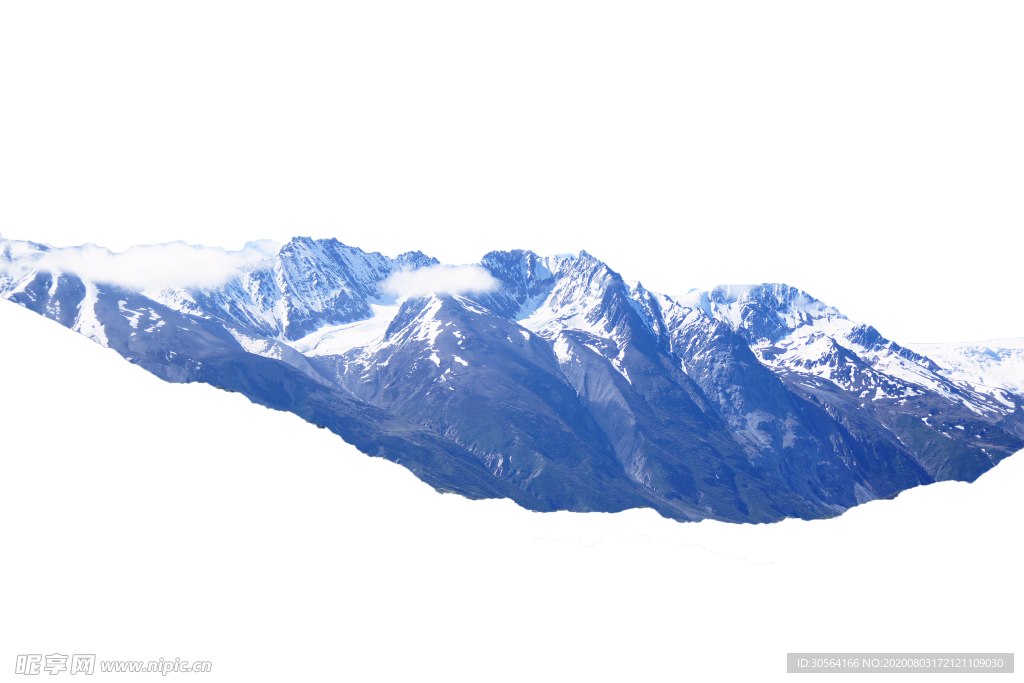 雪山山峰山顶自然背景海报素材