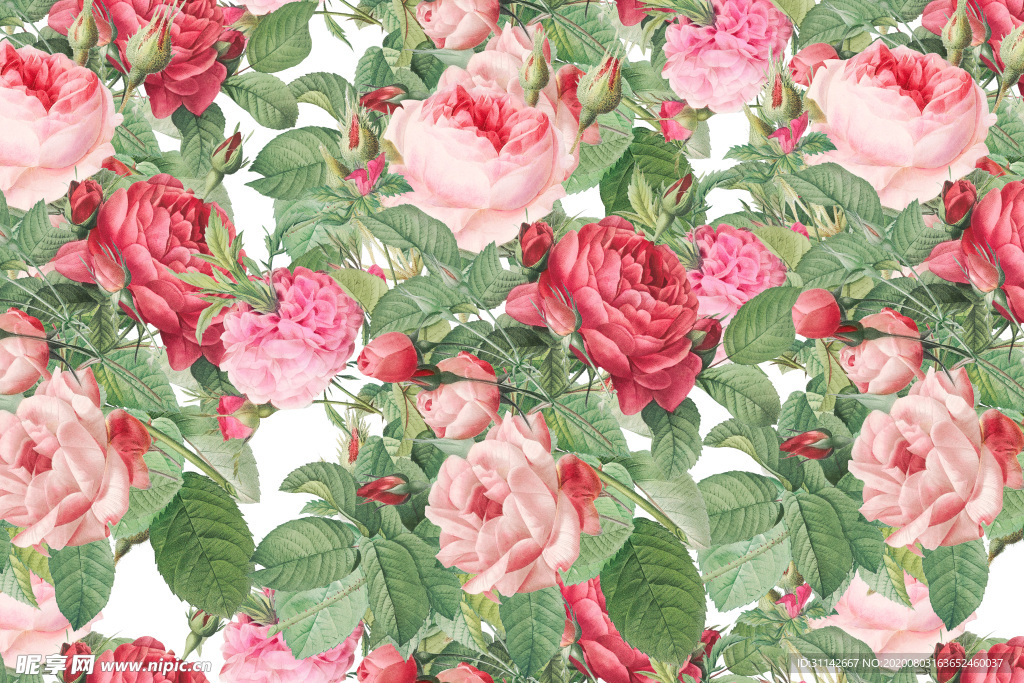 无缝花纹