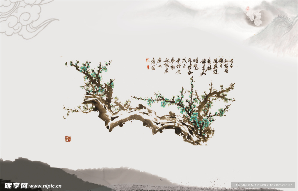 高山梅花
