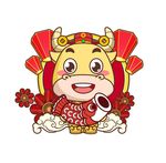 2021年锦鲤拜年小牛