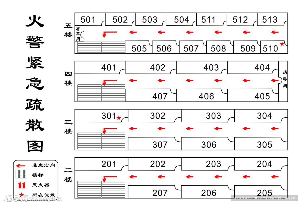 火警示意图